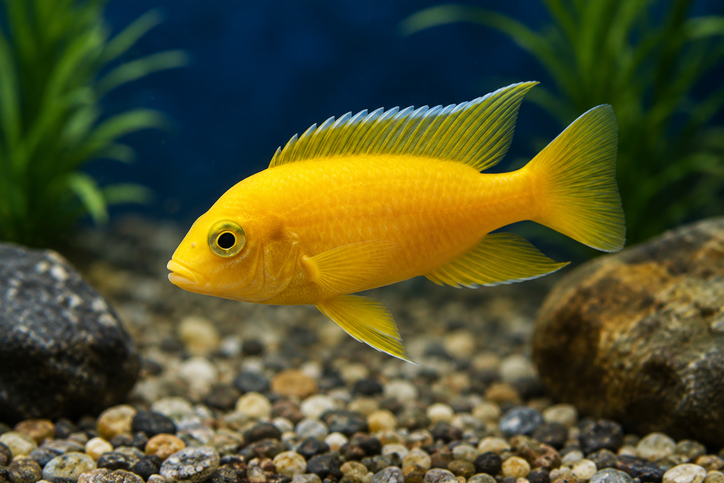Golden Peacock Cichlid 3-4" Live Fish African Lake Malawi Freshwater Rare