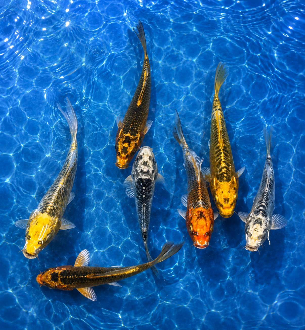 Matsuba Koi 6-7" Live Fish Japanese Ornamental Carp for Pond Aquarium