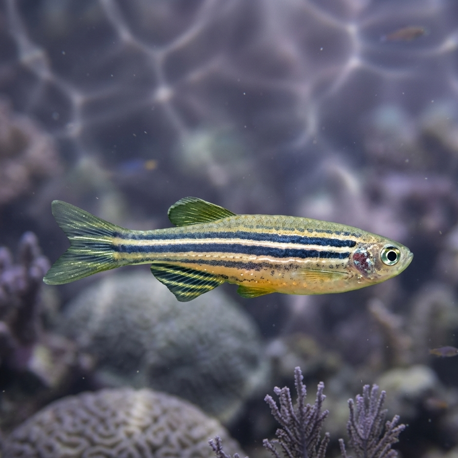 10-Pack Zebra Danio Live Fish Freshwater Active Schooling Tank