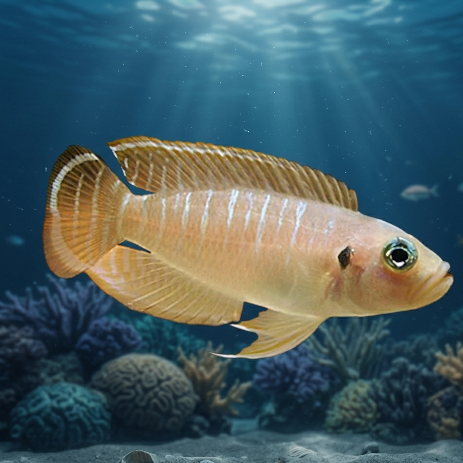 Lamprologus Brevis African Cichlid Live Fish Shell Dweller 1-1.5 Inch