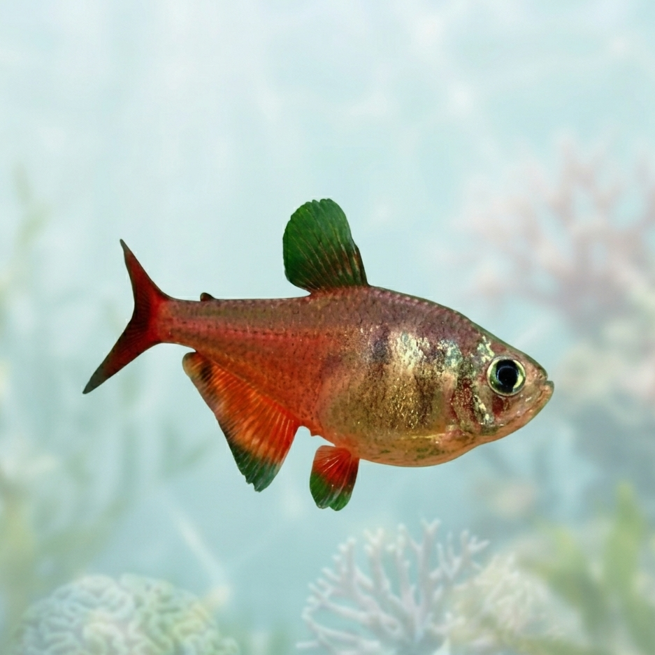 5-Pack Von Rio Tetra Live Fish – Hardy, Colorful Freshwater Community Species
