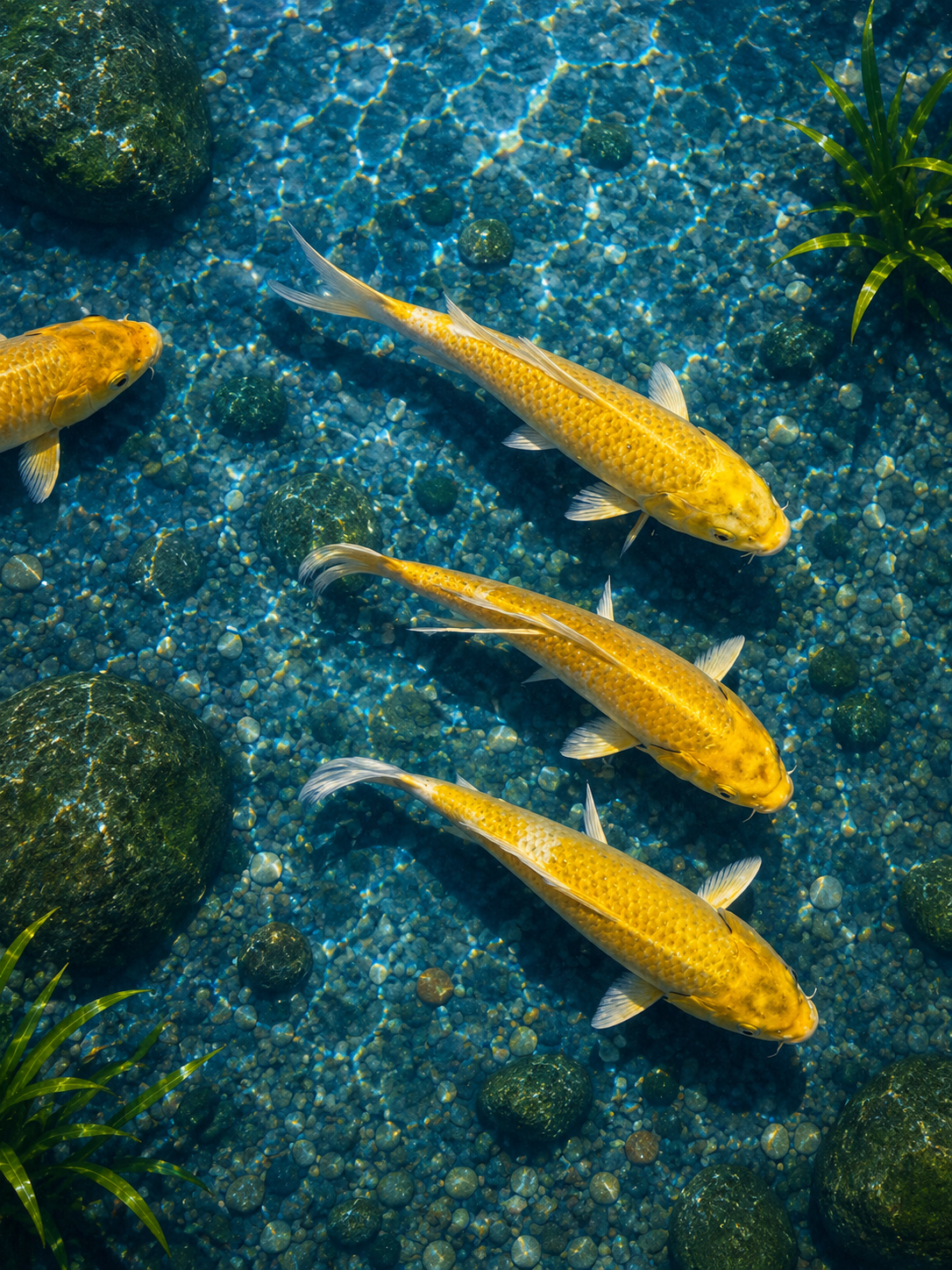 Golden Ogon Koi 5-6" Live Fish Freshwater Pond Aquarium Ornamental Carp