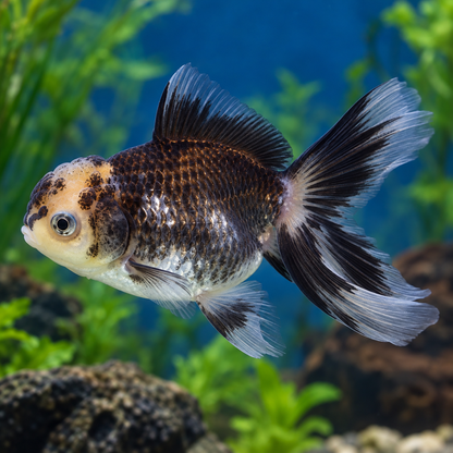 Panda Tricolor Oranda Goldfish 2.5-3" Live Fancy Freshwater Aquarium Fish