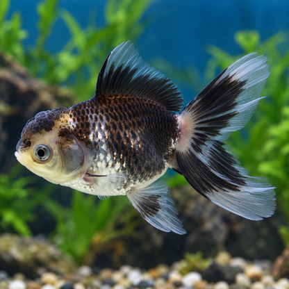 Panda Tricolor Oranda Goldfish 2.5-3" Live Fancy Freshwater Aquarium Fish