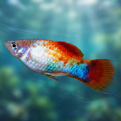 5-Pack Assorted Neon Platy Live Fish Freshwater Peaceful Community