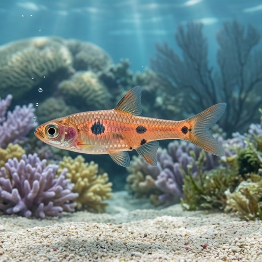 5-Pack Dwarf Rasbora Boraras maculatus Live  Schooling Fish Nano Freshwater