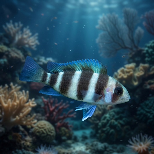 Blue Frontosa 2.5-3" African Cichlid Live Fish Lake Tanganyika