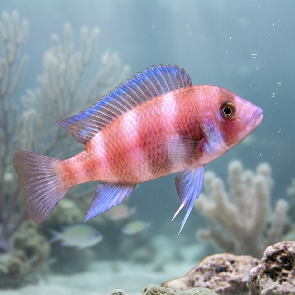 Red Frontosa 1-1.5" African Cichlid Live Fish Lake Tanganyika