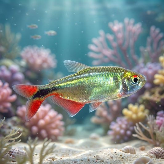 6-Pack Buenos Aires Tetra Live Fish Freshwater Peaceful Community Aquarium