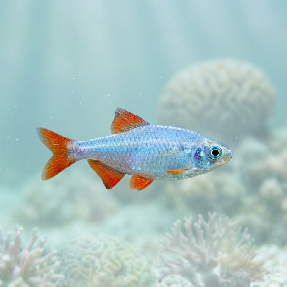 5-Pack Bloodfin Tetra Live Fish – Hardy, Active Freshwater Community Species