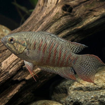 3-Pack Black Paradise Gourami Live Fish Freshwater Community Aquarium