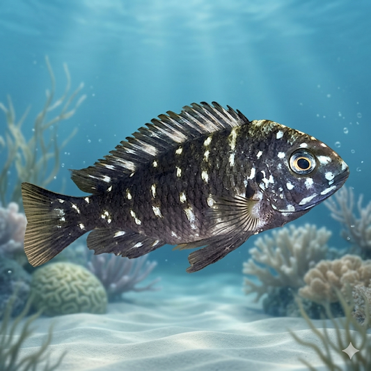 Tropheus Duboisi Spotted African Cichlid Live Fish 1.5 Inch Tanganyika