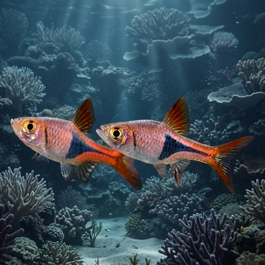 5-Pack Harlequin Rasbora Live Fish Freshwater Community Aquarium