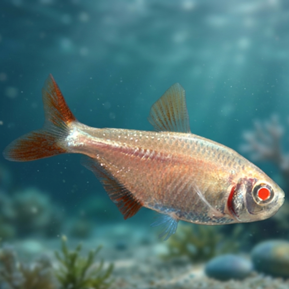 5-Pack Albino Buenos Aires Tetra Live Fish Freshwater Community Aquarium