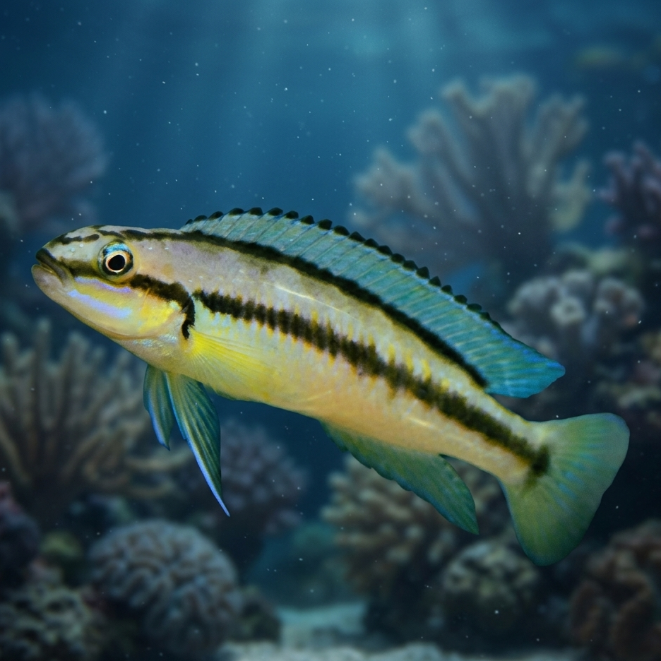 Telmatochromis Vittatus African Cichlid Live Fish Tanganyika 1.5-2"