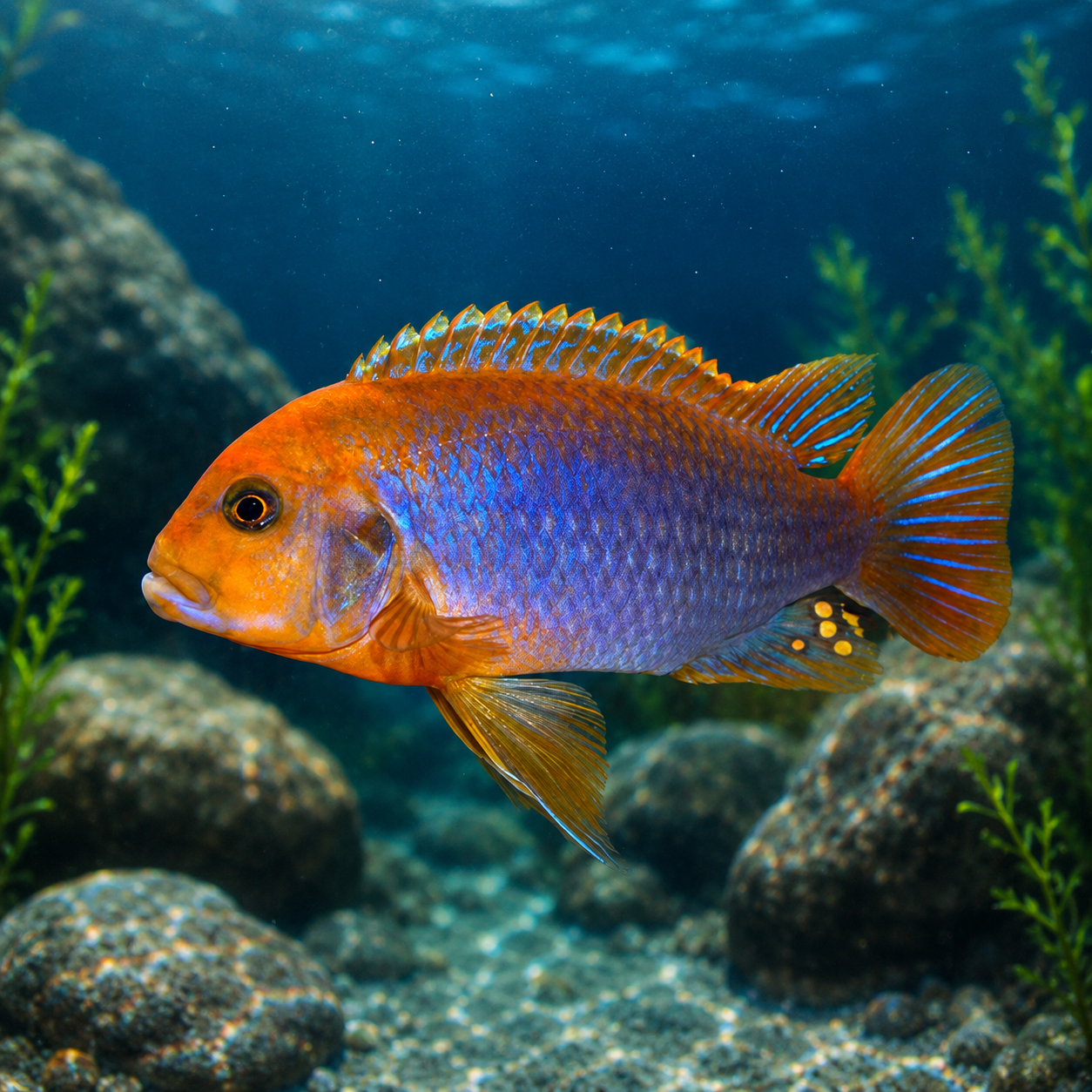 3-Pack Rusty Springeri Cichlid 1.75-2" Live Fish African Cichlid Malawi